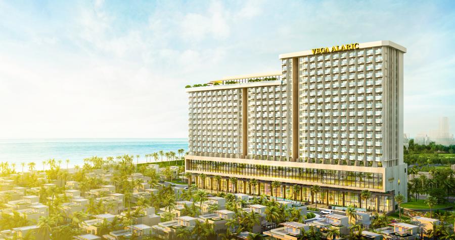 Căn hộ "du thuyền" Vega Alaric nằm trong The Maris Vũng Tàu được vận hành bởi tập đoàn AHS là nguồn cung lưu trú 5 sao hiếm hoi của Vũng Tàu.