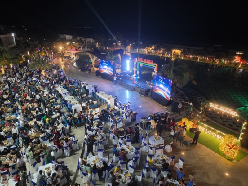 The Maris Vũng Tàu rực rỡ với màn pháo hoa chào năm mới 2024